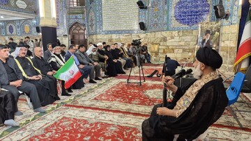 آیین تجدیدمیثاق اقوام و عشایر اهواز با رهبرمعظم انقلاب + عکس