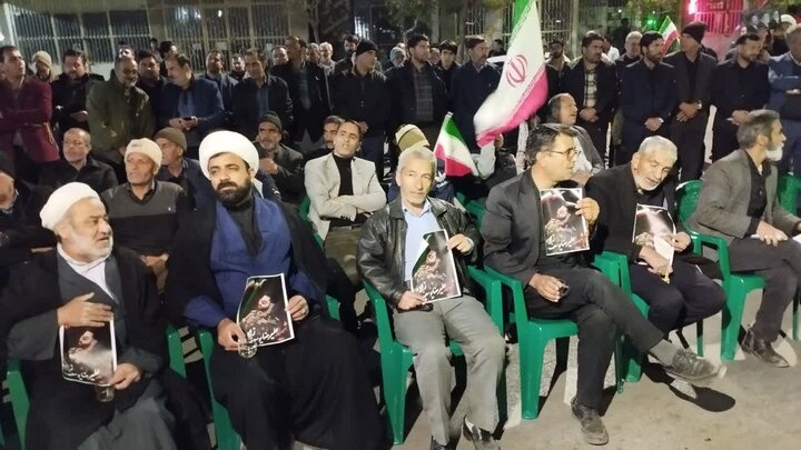 تصاویر/ تجمع شبانه در شهر کوهبنان
