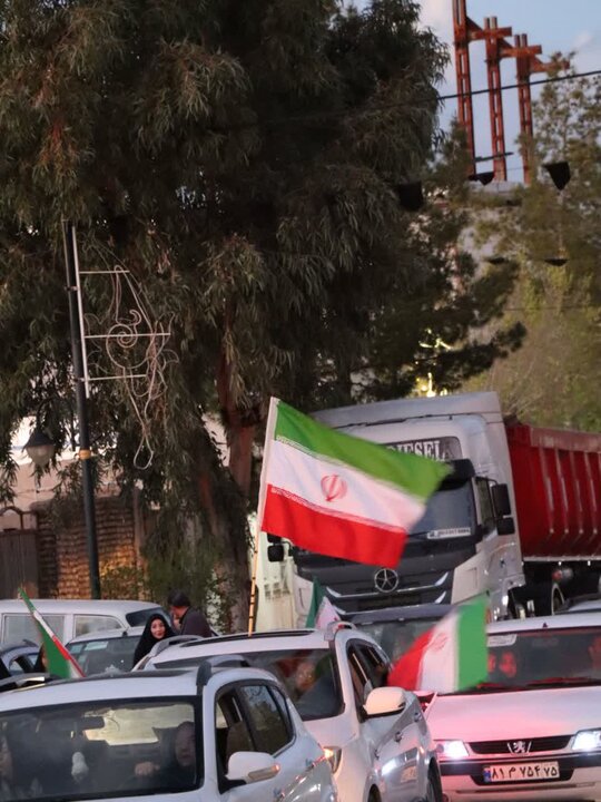 تصاویر/ کاروان خودرویی حماسه در شهر زیدآباد