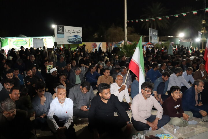 تصاویر/ سی‌ویکمین شب حضور خیابانی مردم دیّر
