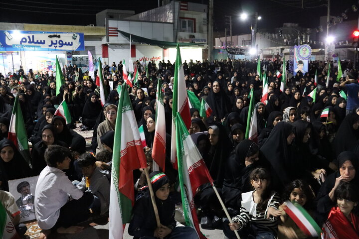 تصاویر/ سی‌ویکمین شب حضور خیابانی مردم دیّر