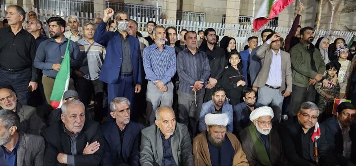 تصاویر/ تجمع شبانه در شهر جیرفت