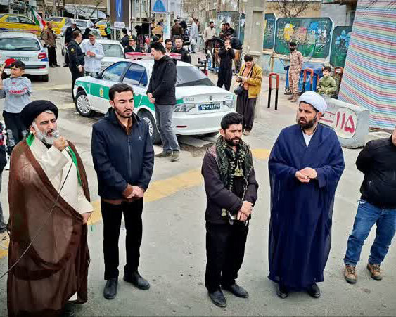 تصاویر/تجمع مردم عزادار و انقلابی کامیاران و بیلوار