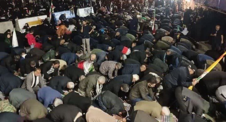 نماز استغاثه در تجمع آمل