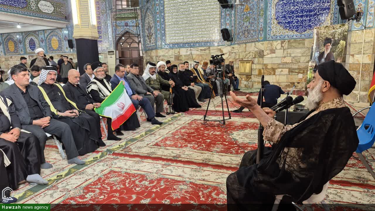 آیین تجدید میثاق اقوام و عشایر اهواز با رهبرمعظم انقلاب