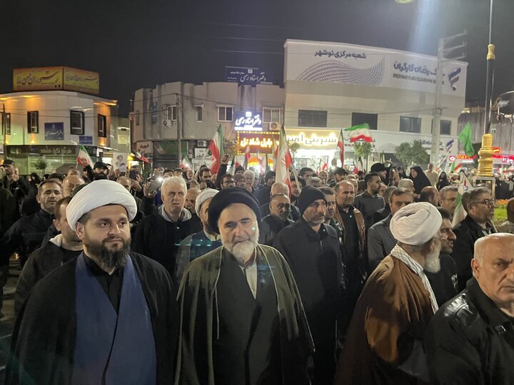 تجمع مردمی نوشهر در 12 فروردین