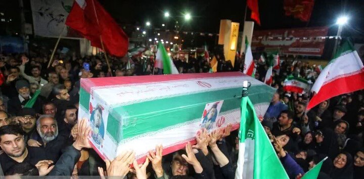 تشییع پیکر شهید در سوادکوه