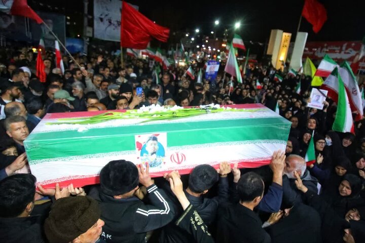 تشییع پیکر شهید در سوادکوه