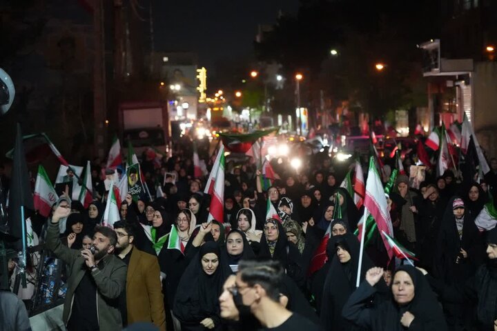 تصاویر/ تجمع باشکوه مردم باقرشهر و کهریزک