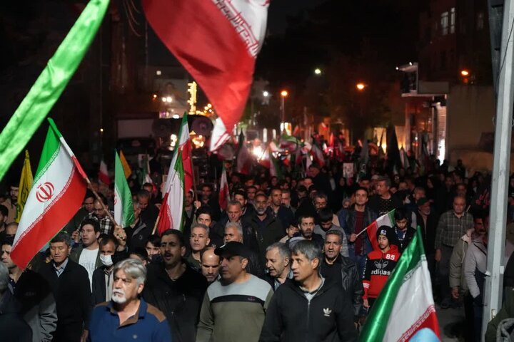 تصاویر/ تجمع باشکوه مردم باقرشهر و کهریزک
