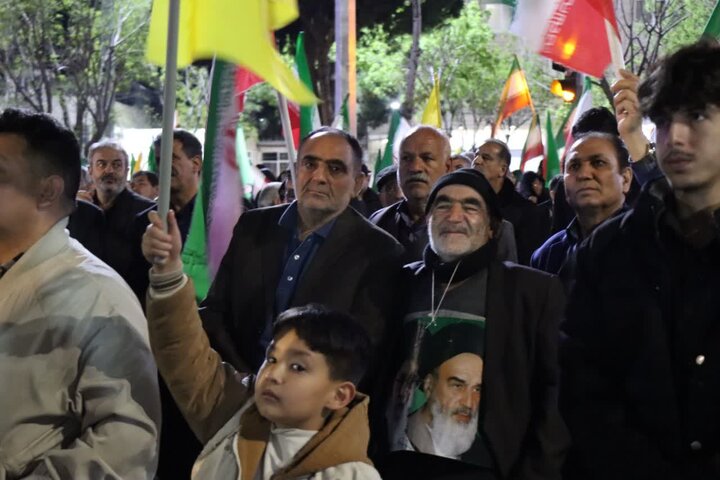 تصاویر/ تجمع باشکوه مردم باقرشهر و کهریزک