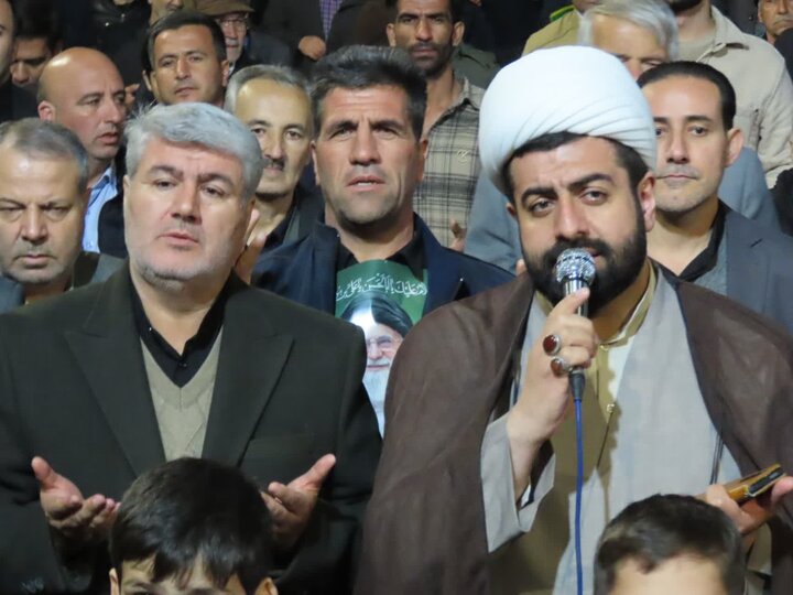 تصاویر/ تجمع مردم چایپاره در حمایت از نظام اسلامی در سی و دومین شب متوالی
