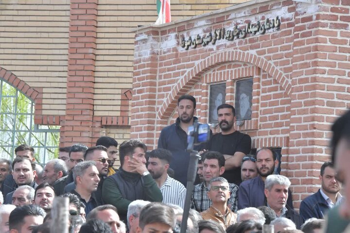 تصاویر/ تشییع پیکر شهید احمد حسین پور در شوط