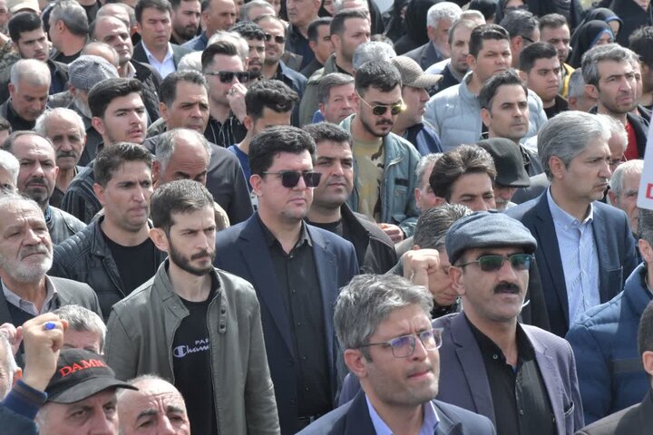 تصاویر/ تشییع پیکر شهید احمد حسین پور در شوط