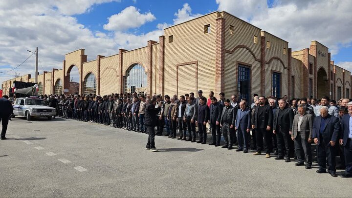 تصاویر/ تشییع پیکر شهید احمد حسین پور در شوط