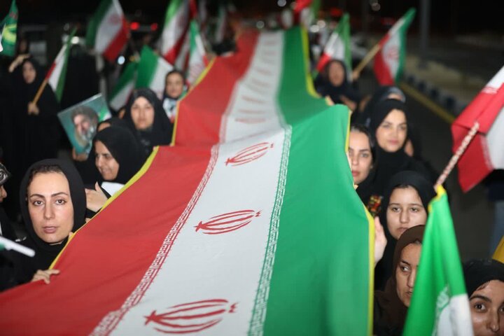 تصاویر/ اجتماع مردم انقلابی شهرستان پارسیان