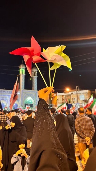 تصاویر/حضور حماسی مردم غیور شهرستان شوشتر در شب ۳۳ جنگ رمضان