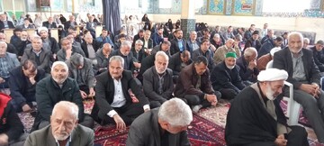 تصاویر/ نماز عبادی سیاسی جمعه جوشقان قالی