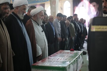 تصاویر / تشییع باشکوه پیکر شهید سید محمد صالح طاهری سیادرکا