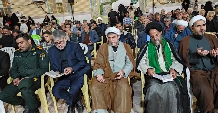 تصاویر/ سی و سومین تجمع بزرگ شبانه مردم سفید شهر در حمایت از وطن