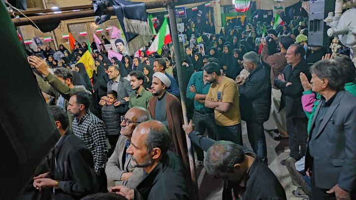 تصاویر/ سی و سومین تجمع بزرگ شبانه مردم سفید شهر در حمایت از وطن