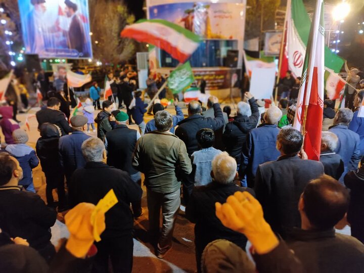 تصاویر/سی و سومین  موج حضور خیبرشکن‌های قمصر،حسین آباد و مسلم آباد در سنگر خیابان