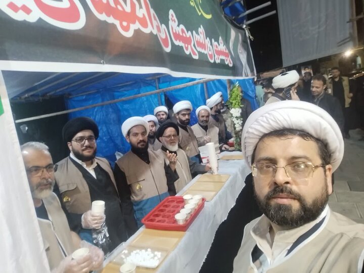 برپایی موکب توسط روحانیون و مبلغان طرح هجرت و امین