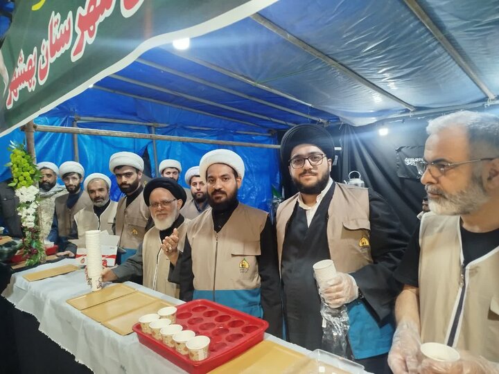 برپایی موکب توسط روحانیون و مبلغان طرح هجرت و امین