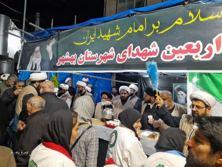 برپایی موکب توسط روحانیون و مبلغان طرح هجرت و امین