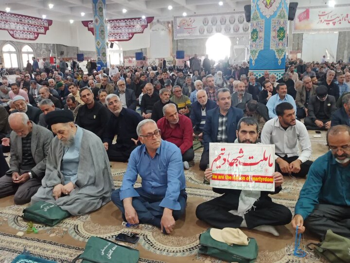 تصاویر/ نماز عبادی سیاسی جمعه کاشان