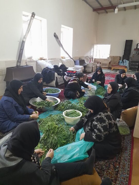 تصاویر/ فعالیت های حمایتی از جبهه ها و رزمنده توسط زنان ماکو