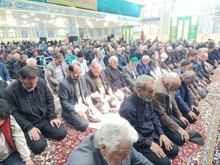 تصاویر/نماز عبادی سیاسی نطنز