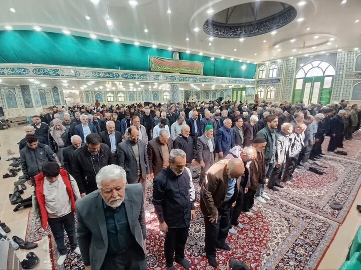 تصاویر/نماز عبادی سیاسی نطنز
