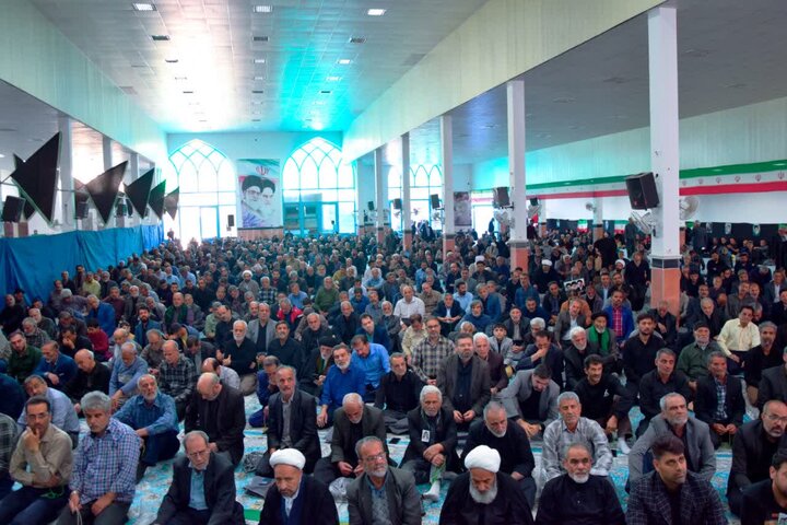 تصاویر/نماز عبادی سیاسی آران وبیدگل