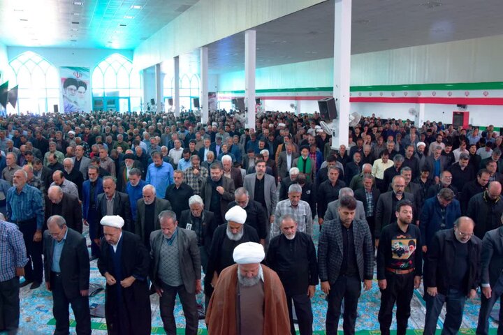 تصاویر/نماز عبادی سیاسی آران وبیدگل