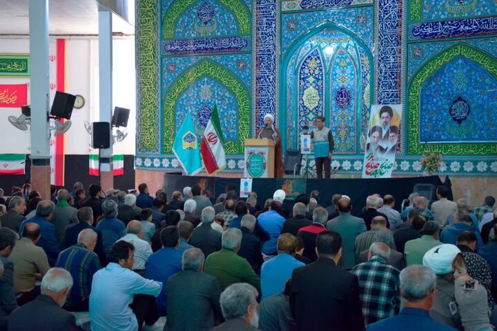 تصاویر/نماز عبادی سیاسی آران وبیدگل