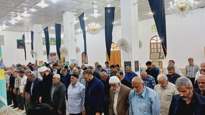 نماز جمعه بندرریگ به روایت تصویر