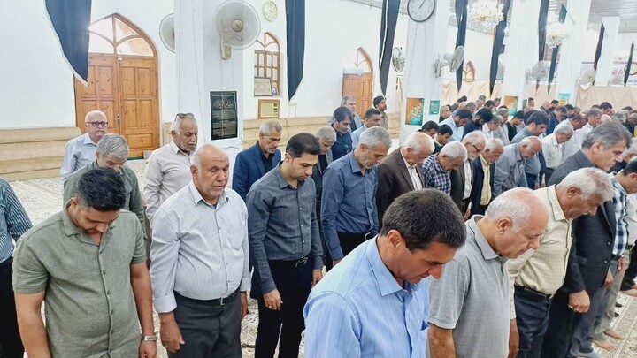نماز جمعه بندرریگ به روایت تصویر