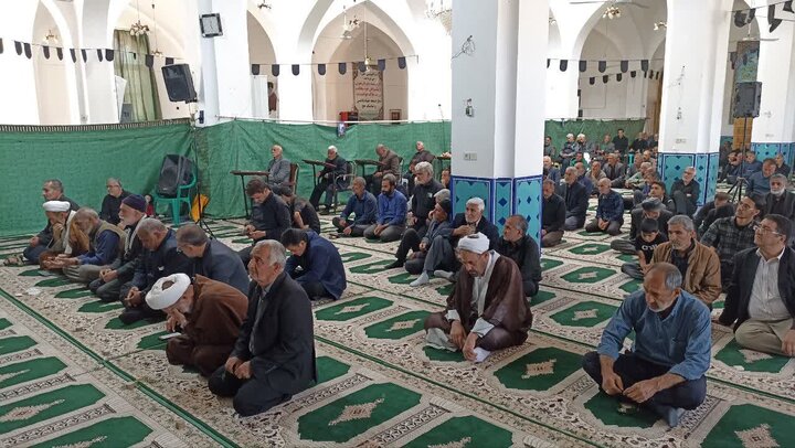 تصاویر/نماز عبادی سیاسی  جمعه بخش کویرات شهر ابوزیدآباد