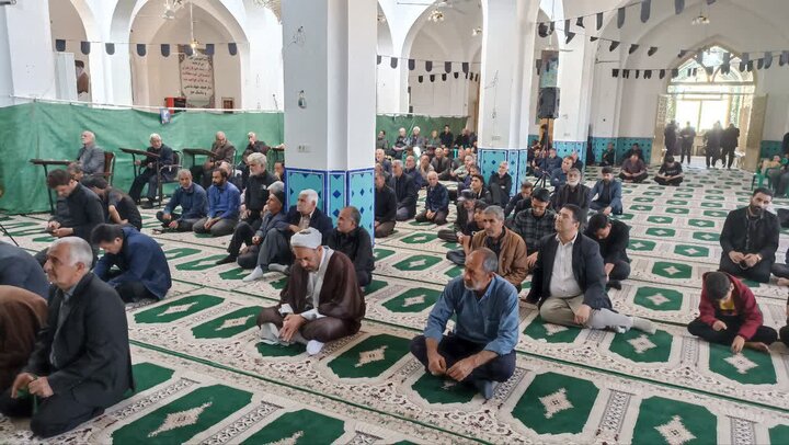 تصاویر/نماز عبادی سیاسی  جمعه بخش کویرات شهر ابوزیدآباد