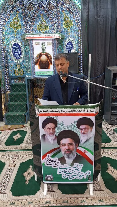 تصاویر/نماز عبادی سیاسی  جمعه بخش کویرات شهر ابوزیدآباد