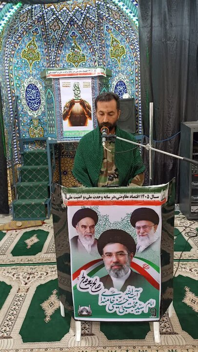 تصاویر/نماز عبادی سیاسی  جمعه بخش کویرات شهر ابوزیدآباد