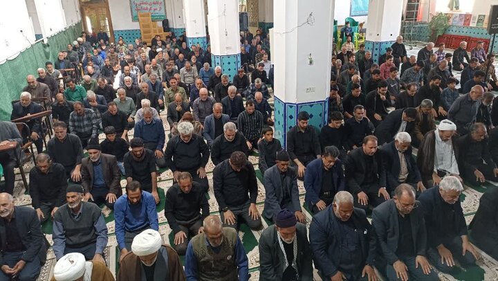 تصاویر/نماز عبادی سیاسی  جمعه بخش کویرات شهر ابوزیدآباد
