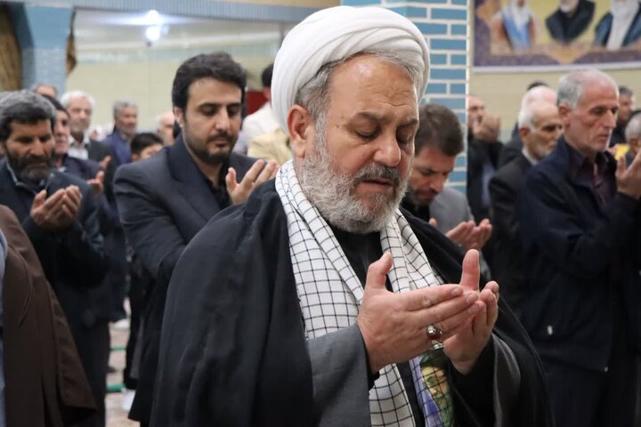 تصاویر/ آیین عبادی سیاسی نماز جمعه نوشین شهر