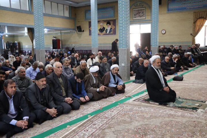 تصاویر/ آیین عبادی سیاسی نماز جمعه نوشین شهر