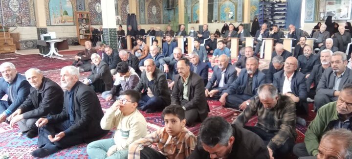 تصاویر/ نماز عبادی سیاسی جمعه جوشقان قالی