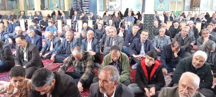 تصاویر/ نماز عبادی سیاسی جمعه جوشقان قالی