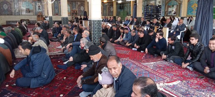 تصاویر/ نماز عبادی سیاسی جمعه جوشقان قالی