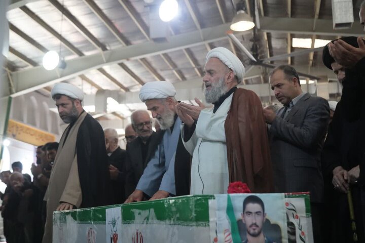 تشییع پیکر شهید سید محمد صالح طاهری