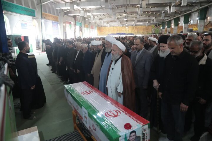 تشییع پیکر شهید سید محمد صالح طاهری